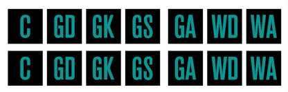 Custom Velcro Netball Patches